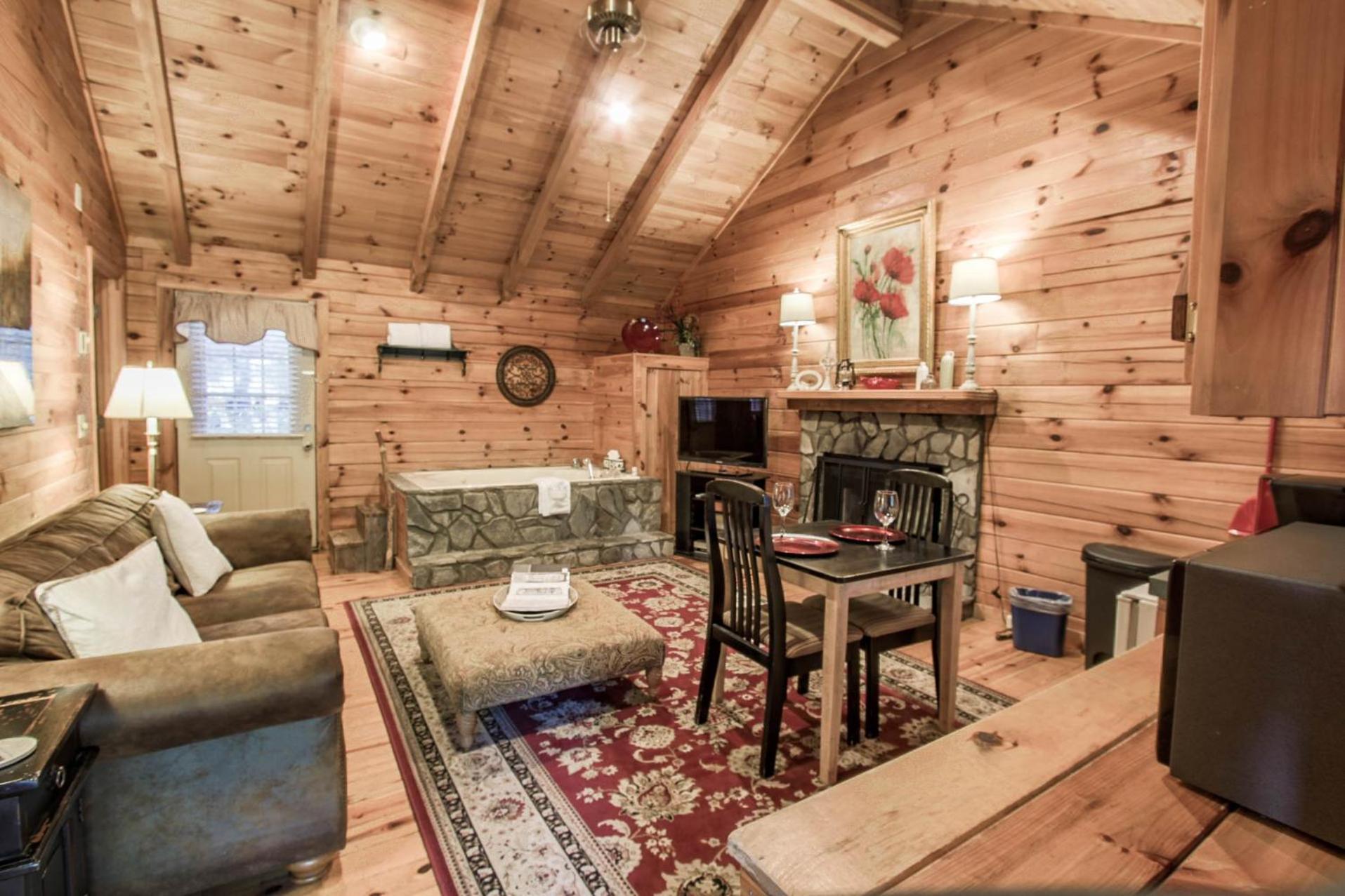 Mountainaire Inn And Log Cabins โบลวิงร็อค ภายนอก รูปภาพ